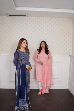 Regal Grace Embroidered Shirt Dupatta