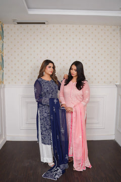 Regal Grace Embroidered Shirt Dupatta